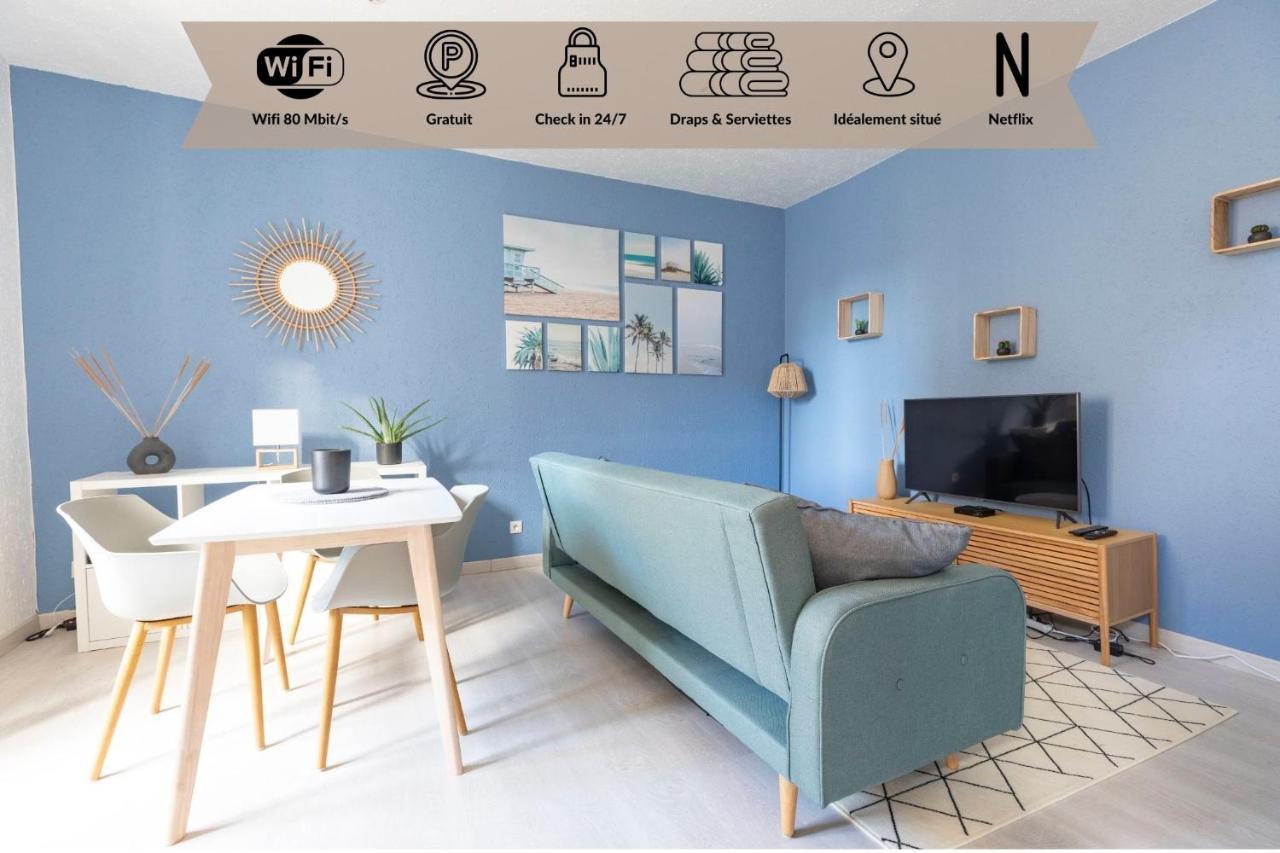 Cosy T2 Renove, Proche Centre-Ville-Fibre/Netflix モンリュソン エクステリア 写真